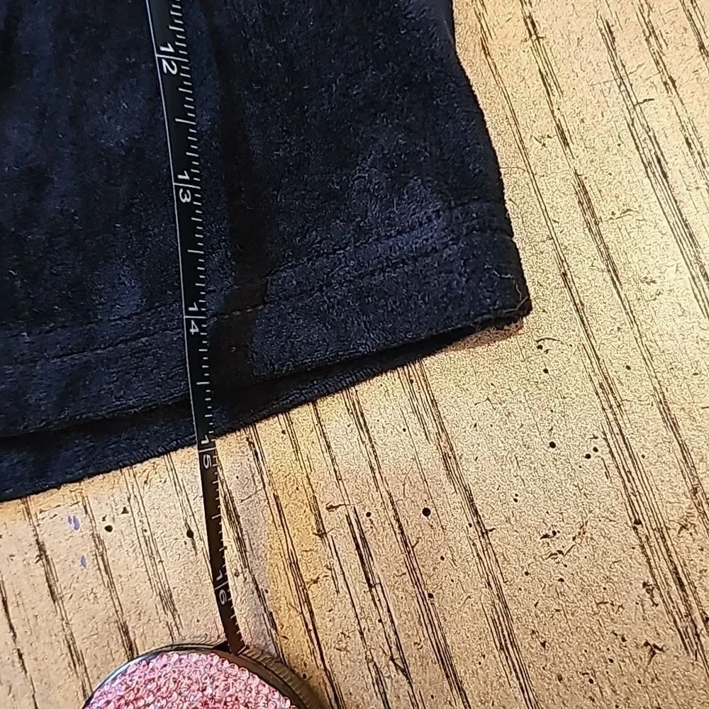 Black velvet jogger set XS size 4 Converse